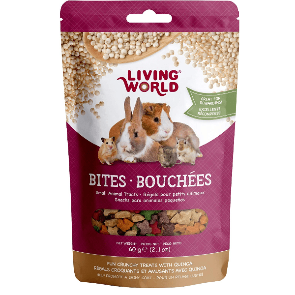 Living World Bites Delightful Crunchy Treats for Small Animals