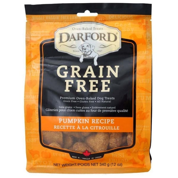 Darford Oven-Baked Grain-Free Dog Treats with Pumpkin Recipe