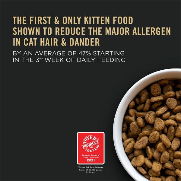 Purina Pro Plan Specialized LiveClear Chicken & Rice High - Protein 3.2lb Dry Kitten Food for Allergen Reduction