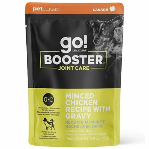 Go! Solutions Joint Care Booster - Minced Chicken with Gravy Dog Food Topper