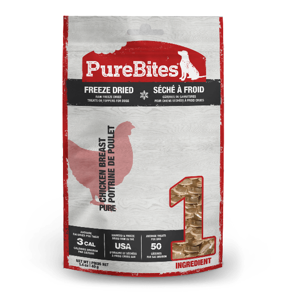 PureBites Premium Freeze - Dried American Chicken Breast Treats for Dogs