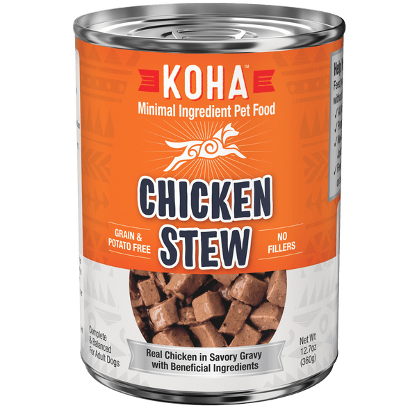 KOHA Canned Chicken Stew Dog Food for Sensitive Stomachs