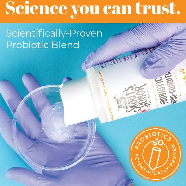 Skout's Honor Honeysuckle Probiotic Shampoo and Conditioner for All Pets