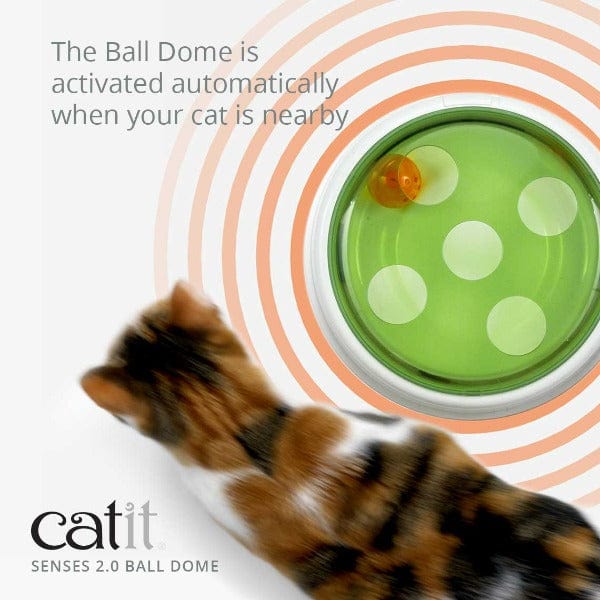 Catit Senses 2.0 Interactive Motion - Activated Ball Dome Cat Toy