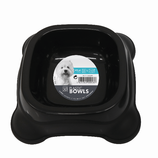 M-PETS Anti-Slip Plastic Pet Bowl with Easy Cleaning Feature