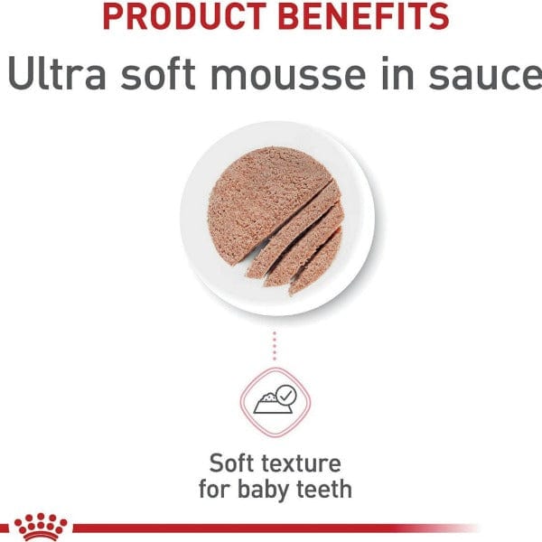 Royal Canin Ultra Soft Mousse Canned Cat Food Specially Designed for Mother Cats and Baby Kittens