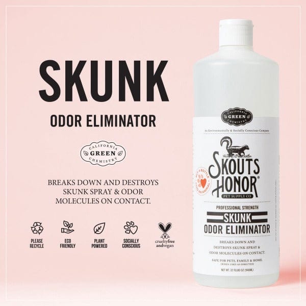Skout's Honor Eco-Friendly Skunk Odor Eliminator for Pets and Surfaces
