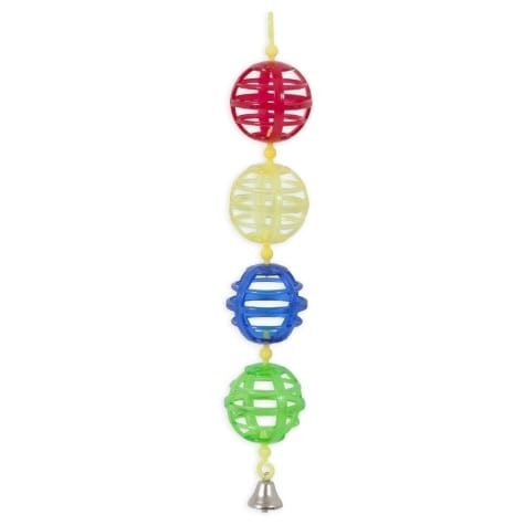 JW Colorful Translucent Lattice Chain Bird Toy for Small Parrots