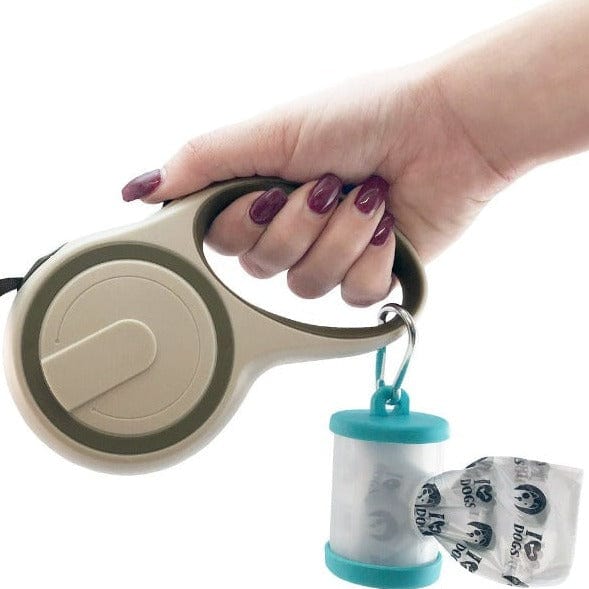 Spotty Transparent Tube Waste Bag Dispenser with 30 Eco - friendly Bags