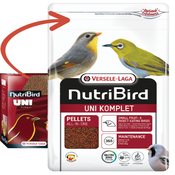 Versele-Laga NutriBird Uni Complete Maintenance Food for Small Fruit and Insect - Eating Birds
