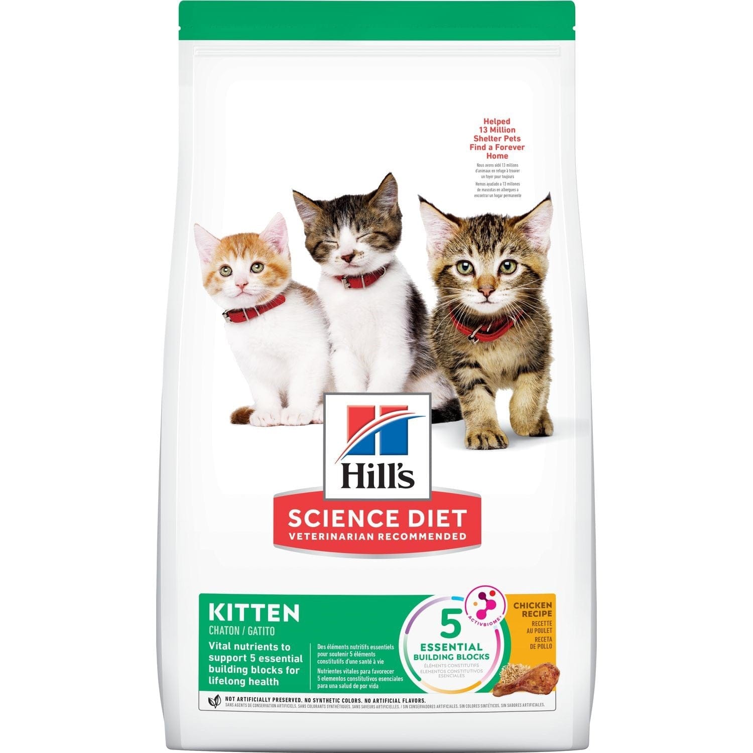 Hill's Science Diet Premium Dry Cat Food - Chicken Recipe for Kittens
