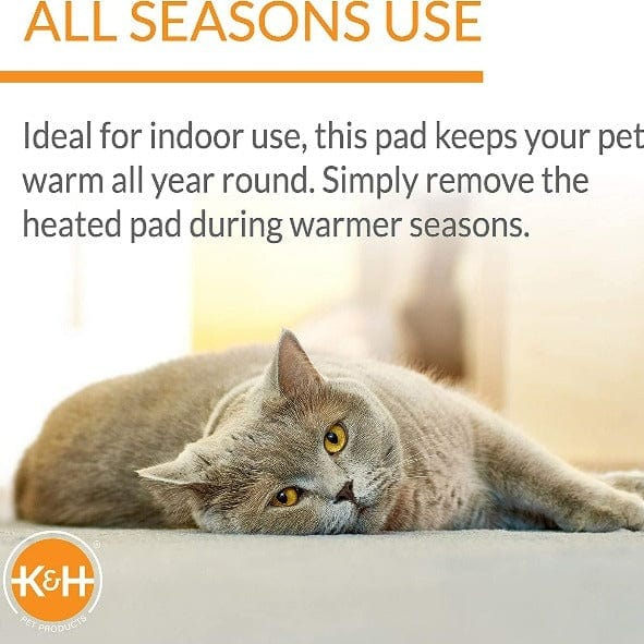 K&H Affordable Dual-Thermostat Heated Thermo Kitty Mat