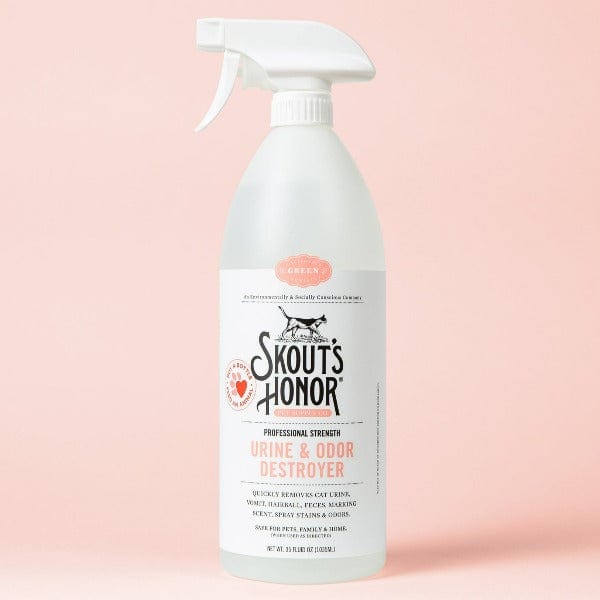 Skout's Honor Premium Cat Urine and Odor Eliminating Spray for Home Cleaning