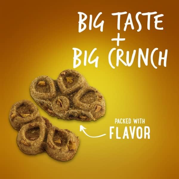 Fruitables Biggies: Crunchy Peanut Butter & Banana Dog Treats