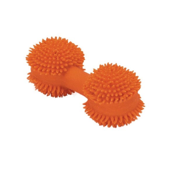 Rascals Natural Latex Mini Spiny Dumbbell Chew Toy for Puppies and Dogs