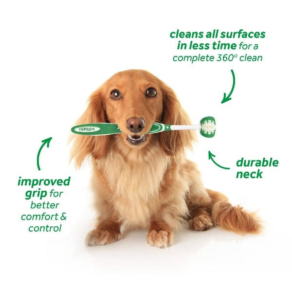 Tropiclean Oral Hygiene Care Kit for Small and Medium Sized Dogs with Fresh Breath Formula