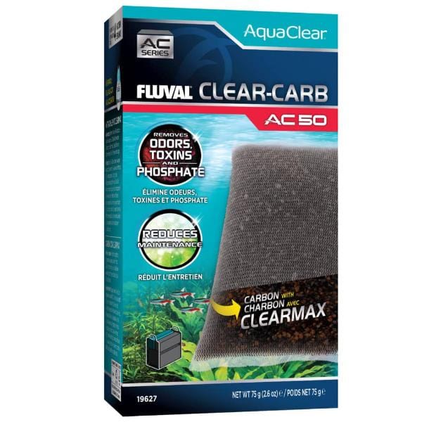 Fluval AC Series Premium Clear-Carb Power Filter Insert for Aquariums