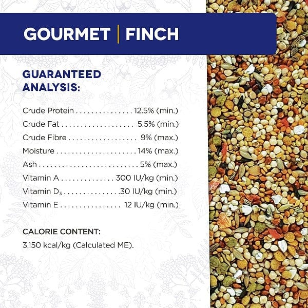 HARI Gourmet High - Quality Seed, Veggie & Nut Mix Ideal for Finches