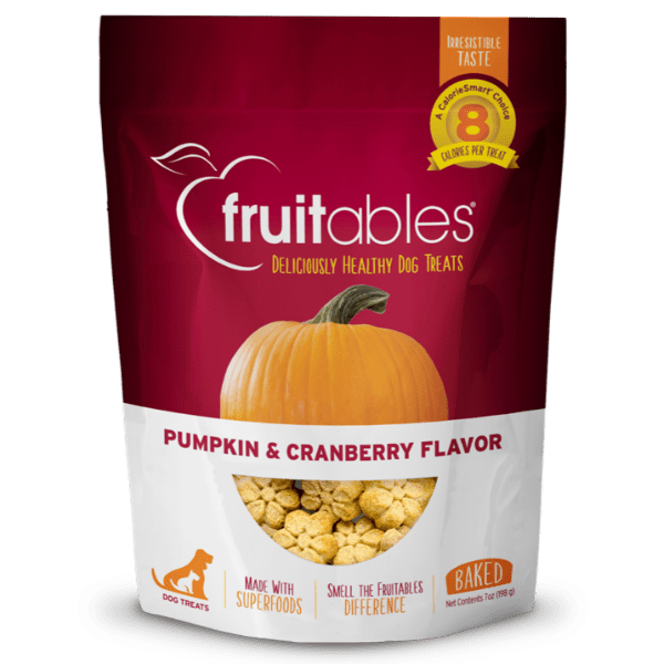 Fruitables Super - Healthy Baked Pumpkin & Cranberry Dog Treats