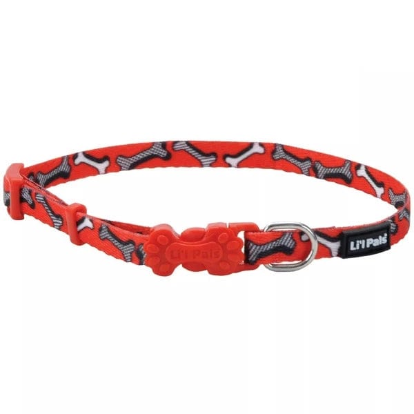 Li'l Pals Durable Adjustable Dog Collar for Small Dogs and Puppies