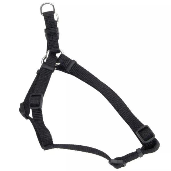 Adjustable Comfortable Nylon Wrap Dog Harness with Dual D - rings