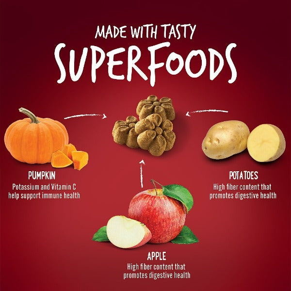 Fruitables Oven - Baked Crispy Bacon and Sweet Apple Flavored Dog Treats