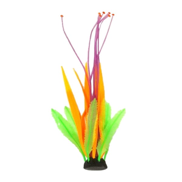 Glowing Multi - Colored Silicone Seaweed - Style Aquarium Decorative Plants Set of 10