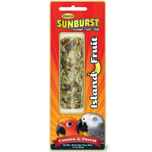 Gourmet Tropical Island Fruit Treat Stick for Conures and Parrots Birds
