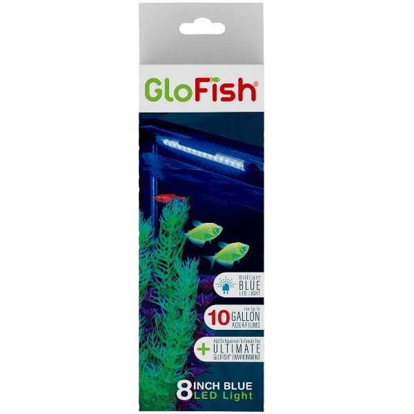 8-Inch GloFish Blue LED Aquarium Light for Stunning Fish Display