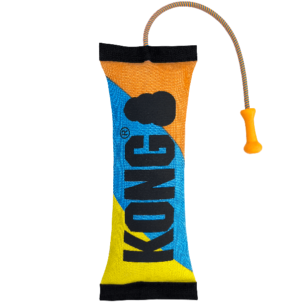 KONG Bunji High-Visibility Bumper Dog Fetch Toy for Energetic Play