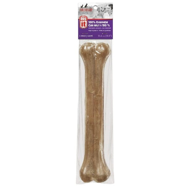 Dogit All - Natural Pressed Rawhide Chew Bones for Canines