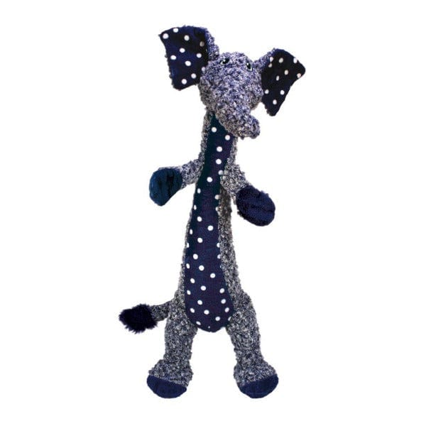 KONG Shakers Luvs Elephant-Styled Interactive Dog Toy for Tug, Toss and Fetch