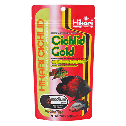 Hikari Gold Floating Pellets for Cichlids and Larger Tropical Fish