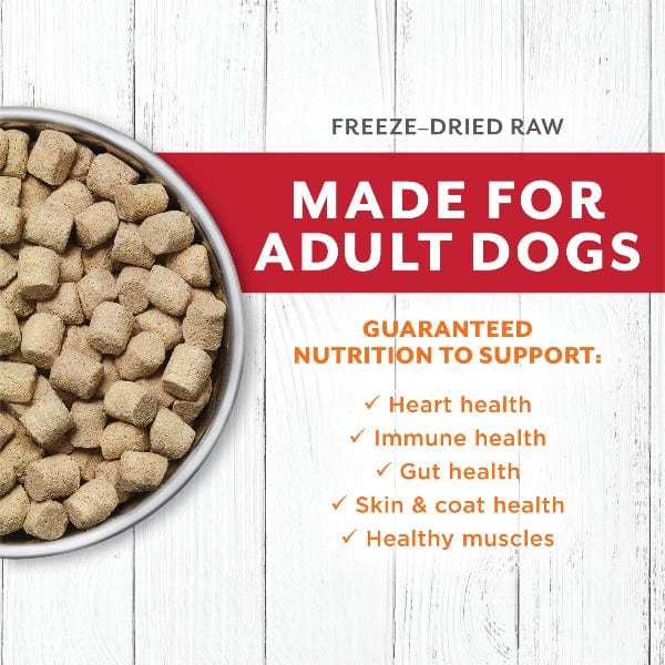 Instinct Premium Raw Longevity 100% Freeze - Dried Beef - Based Dog Food for Optimal Pet Health
