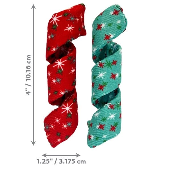 KONG Brand Holiday Season Cat Active Curlz Interactive Cat Toy Set (2-Pack)