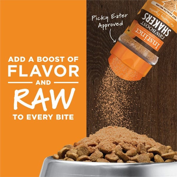 Instinct Raw Boost Shakers: Gut - Health Dog Food Topper with Cage - Free Chicken