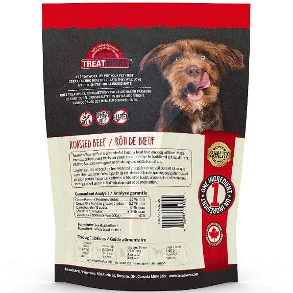 Treatworx Premium Roasted Beef Dog Treats - A Wholesome Snack for Canines