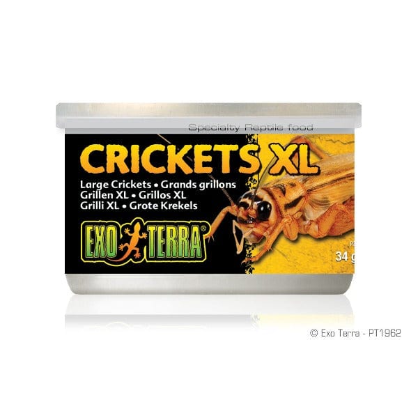 Exo Terra Canned Specialty Crickets - Ideal Reptile Food Option