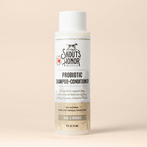 Skout's Honor Probiotic Dog & Cat Shampoo & Conditioner with Sandalwood Vanilla Scent