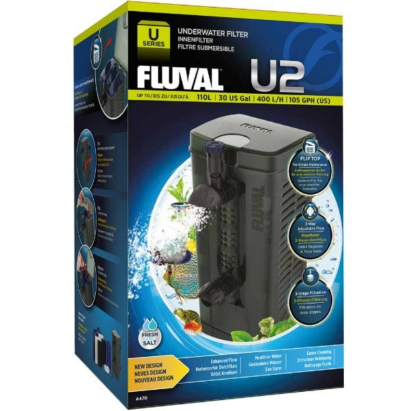 Fluval U Series Underwater Filters for Fresh, Marine & Reptile Environments
