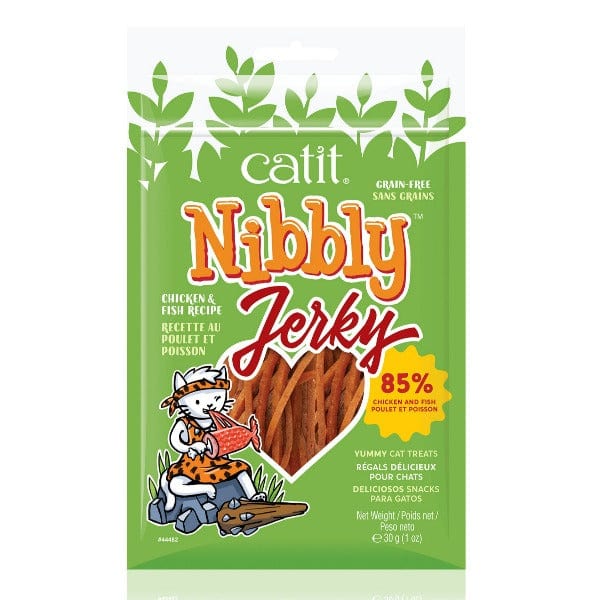 Catit Soft Nibbly Jerky Cat Treats with Chicken & Fish Recipe