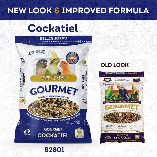 HARI Gourmet High - Quality Premium Seed, Fruit, Vegetable, and Nut Mix Specially Designed for Cockatiels