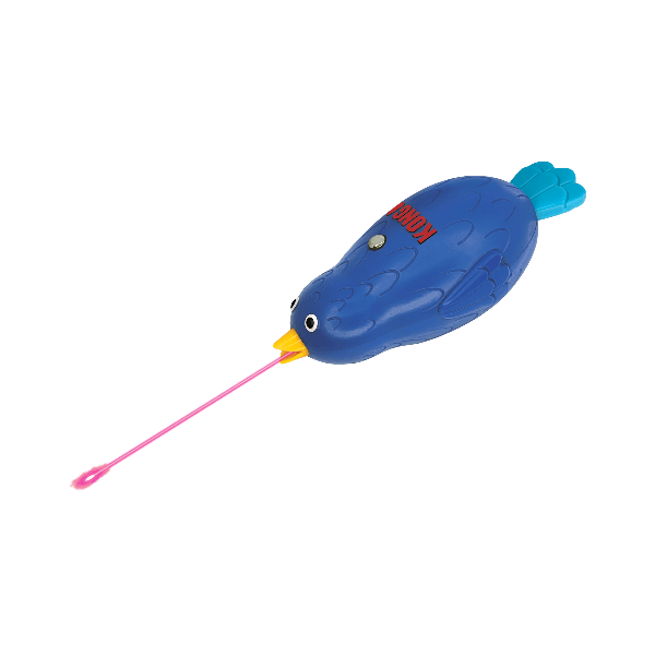 KONG Interactive Laser Chirping Bluebird-Shaped Cat Entertainment Toy