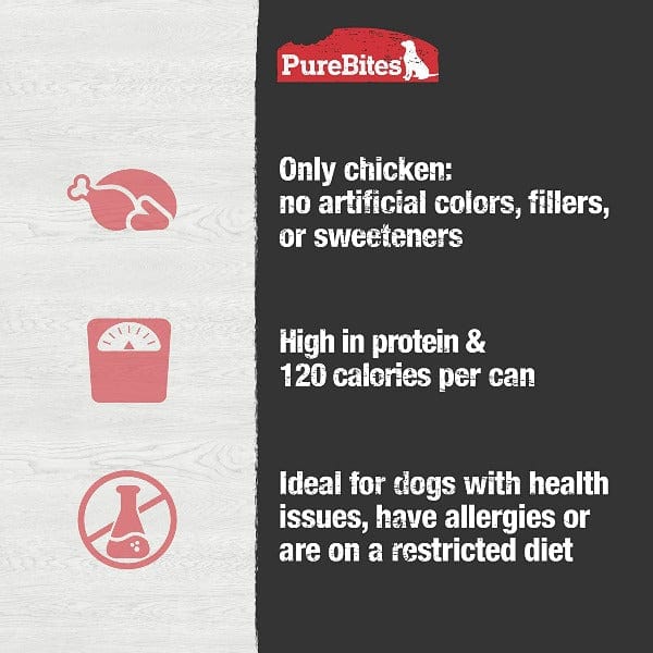 PureBites All - Natural Pure Protein Chicken Pâté Dog Treats