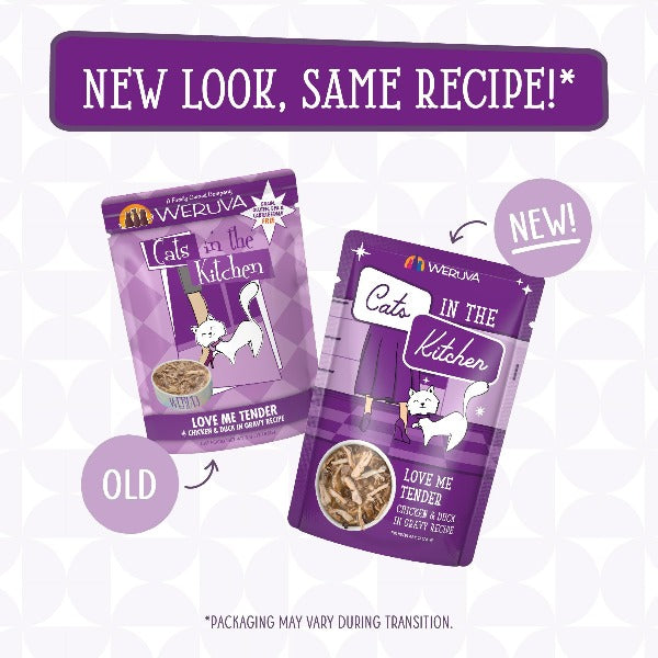 Love Me Tender Pouch Cat Food with Kitchen - Inspired Delights