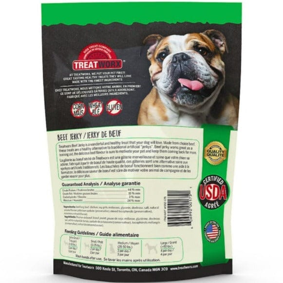 Premium Treatworx Beef Jerky Dog Treats for Canine Delight