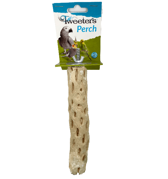 Tweeters Manu Mineral-Infused Bird Perches for Indoor Use