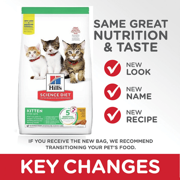Hill's Science Diet Premium Dry Cat Food - Chicken Recipe for Kittens
