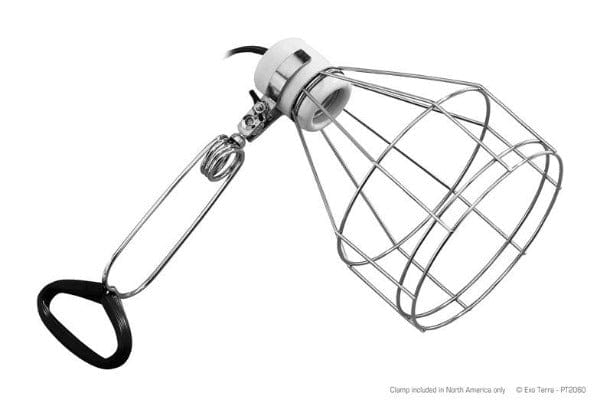 Exo Terra Porcelain Wire Clamp Lamp for Reptile Enclosures