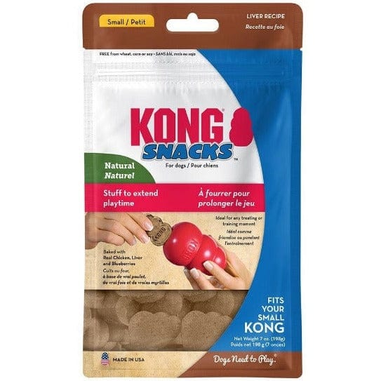 USA-Made KONG All-Natural Liver Dog Snacks for Treating Moments